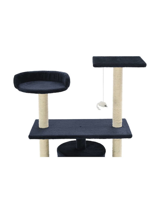 vidaXL Cat Scratching Post Cat Tree In Blue Colour 70x45x95 cm