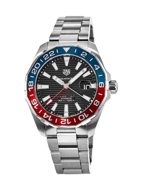 TAG Heuer Aquaracer Ρολόι Αυτόματο με Μεταλλικό Μπρασελέ TAG Heuer Aquaracer Ρολόι Αυτόματο με Μεταλλικό Μπρασελέ