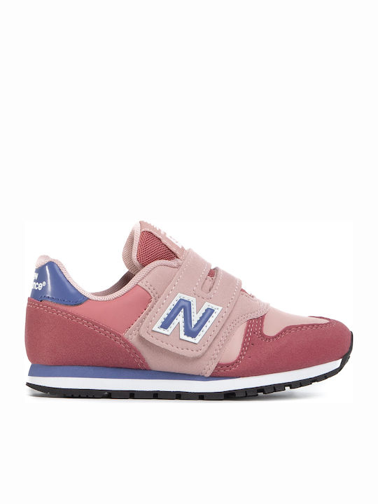 373 Kids Sneakers with Scratch Pink