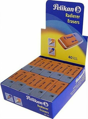 Pelikan Eraser for Pencil and Pen ΒR40 Classic Blue-Red 1pcs