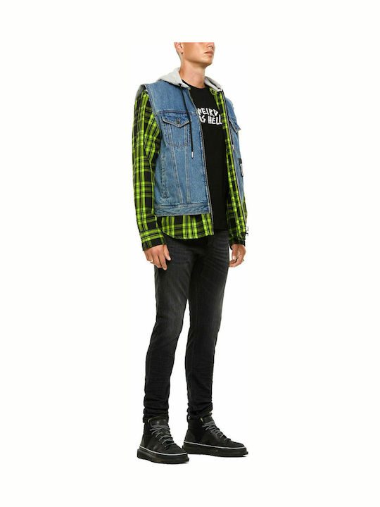 D-Luster Men's Jeans Pants with Slim Fit Black