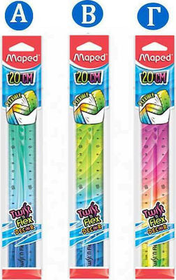 Maped Χάρακας Πλαστικός 20cm Twist 'n Flex Decor