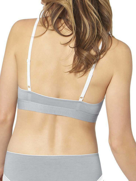 Sloggi Wow Embrace Bralette Σουτιέν Γκρι