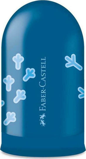 Faber-Castell Motif Plastic Sharpener Barrel with Eraser (Μiscellaneous Colours) 1pcs