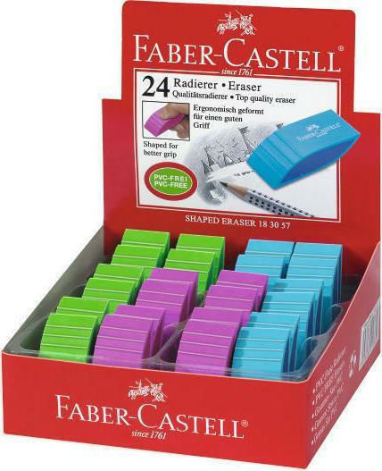 Faber-Castell Eraser for Pencil and Pen Two-tone Leaf 1pcs