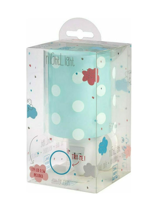 Ango Lămpi De Veghe Pentru Copii LED Dots La Rețea Verde