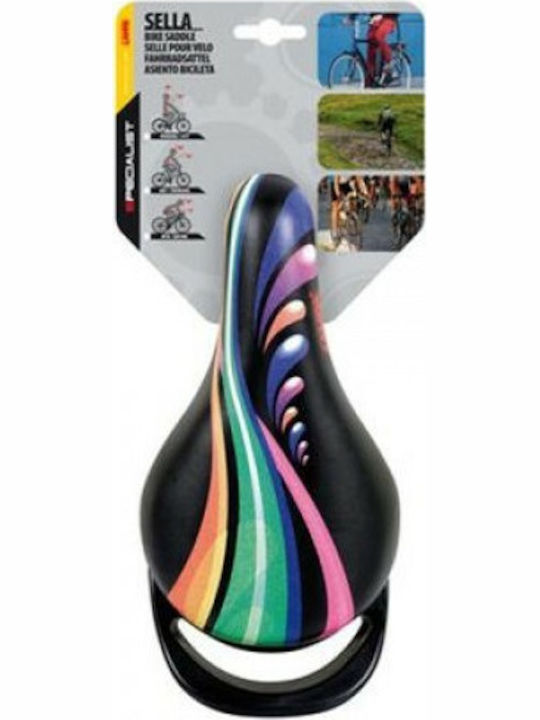 Lampa S-16 Multicolored Bicycle Saddle Childhood