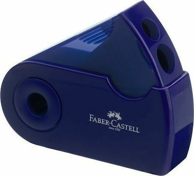 Faber-Castell Plastic Double Pencil Sharpener (Μiscellaneous Colours)