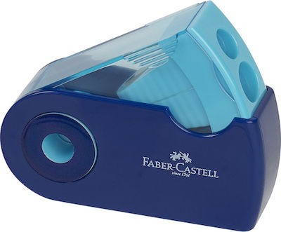 Faber-Castell Sleeve Διπλή Ξύστρα (Διάφορα Χρώματα)