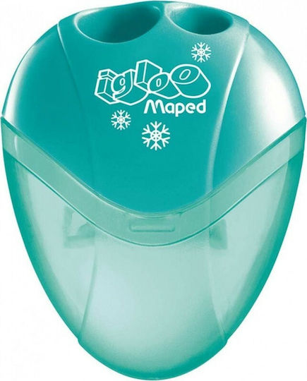 Maped I-Gloo Plastic Double Sharpener (Μiscellaneous Colours) 1pcs