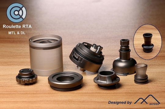 Across Vape Roulette RTA 3.5ml 22mm Stainless Steel