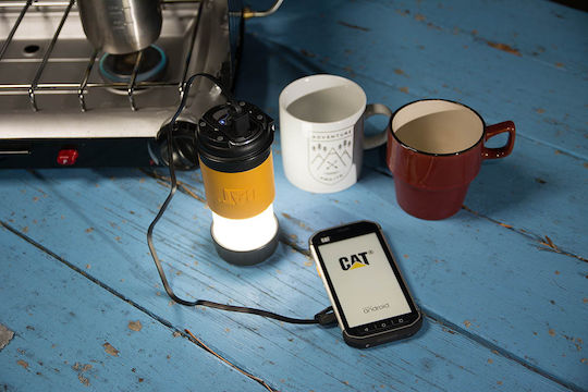 CAT Rechargeable Handheld Spotlight LED Dual Function with Maximum Brightness 225lm