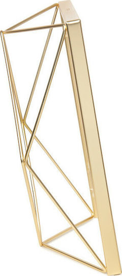 Umbra Prisma Mat Bras Metallic Photo Frame with Gold Frame
