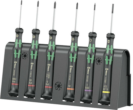 Wera Set 6 Electrician Precision Screwdrivers