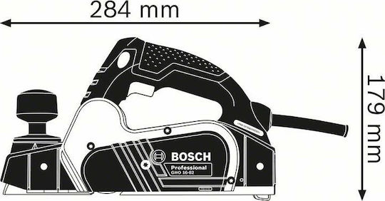 Bosch GHO 16-82 Professional Planer 630W with Suction System