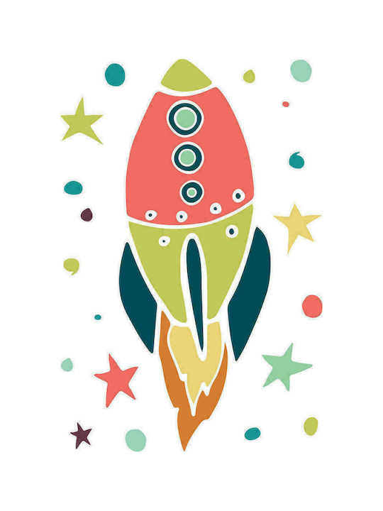 Ango Kids Vinyl Wall Sticker UFO XL 67x47cm 35pcs