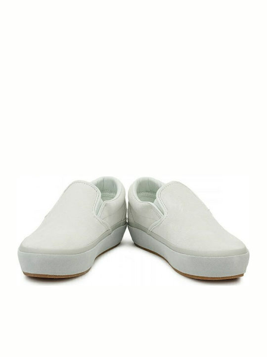 Outsole Classic Women's Canvas Slip-Ons Blue Flower/Metal