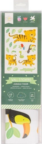 A Little Lovely Company Kinder Wandsticker Wand Jungle Tiger 17Stück