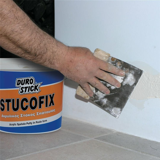 Durostick Stucofix General Purpose Filler Ready-Made / Acrylic White 5kg