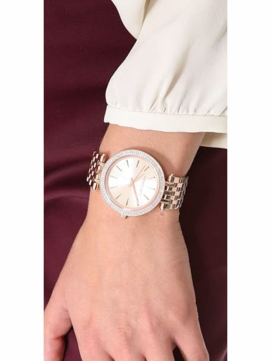 Michael Kors Darci Ρολόι Μπαταρίας με Μεταλλικό Μπρασελέ Michael Kors Darci Ρολόι Μπαταρίας με Μεταλλικό Μπρασελέ
