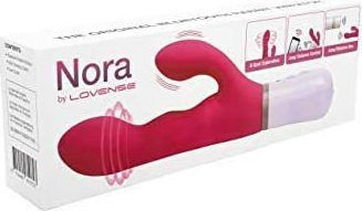 Lovense Nora Mini Δονητής Rabbit με Απομακρυσμένο Έλεγχο 20cm Pink
