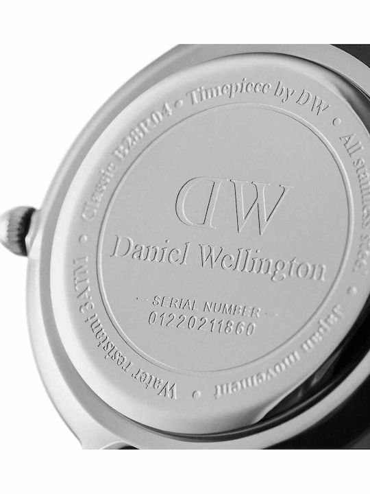 Daniel Wellington Classic Petite Sterling Women's Watch with Silver Metal Bracelet