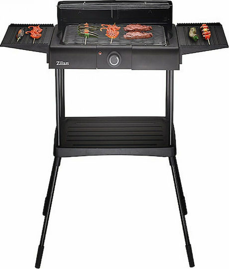 Zilan With Legs Electric Grill Grill 2400W with Adjustable Thermostat 42cmx26cmcm