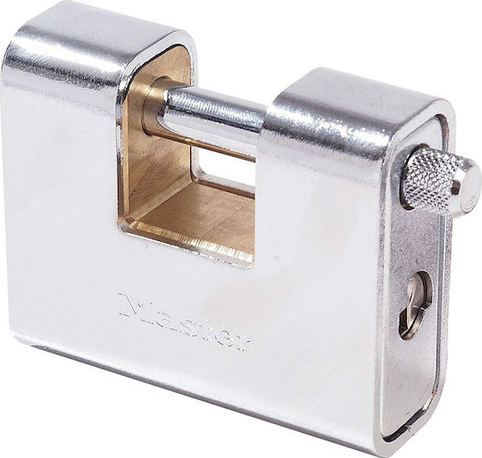 Master Lock 680EURD Steel Padlock Monoblock with Key 80mm 1pcs