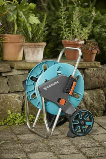 Gardena CleverRoll M Easy Set Wheeled Garden Hose Box Hose Included 20m Rewind Handle