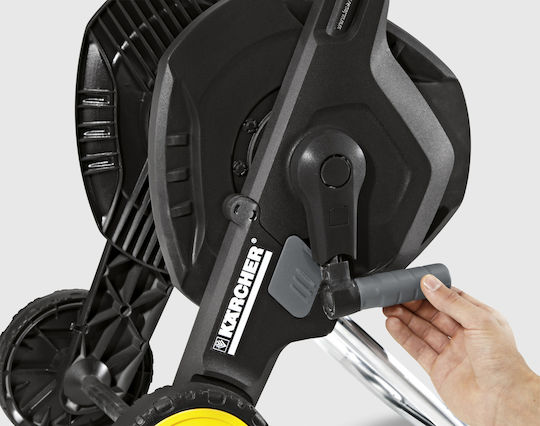 Karcher HT 4.520 Τροχήλατη Ανέμη Ποτίσματος με Λάστιχο 20m με Χερούλι Μαζέματος
