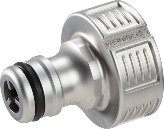 Gardena Premium 18241-50 Conector Pentru Furtun De Robinet 19x19mm Argintiu
