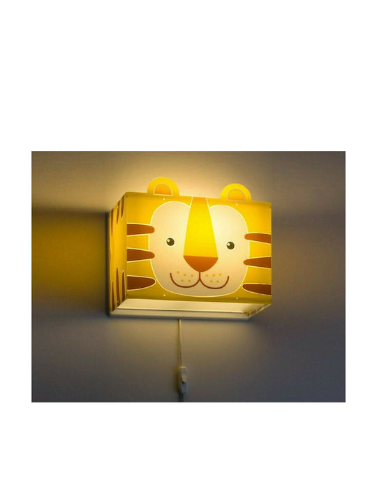 Ango Plastic Kids Wall Light Tiger