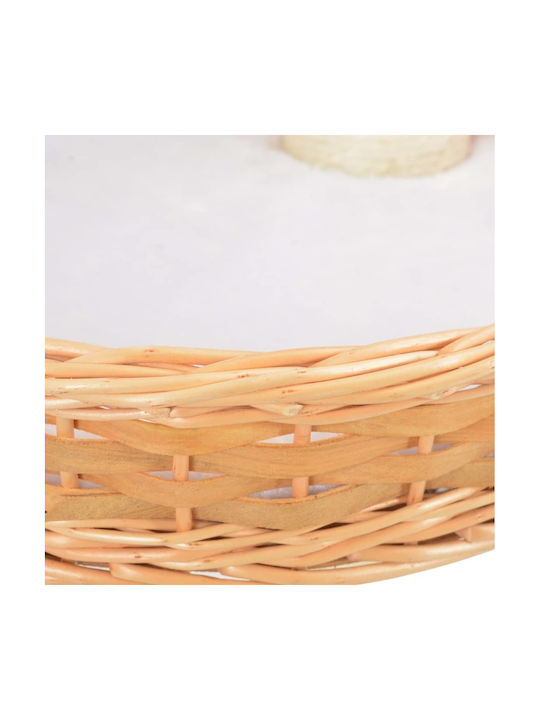 vidaXL Cat Tree Scratching Post Cat Trees Beige 3 levels 40x40x94cm