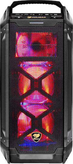 Cougar Panzer MAX-G Gaming Full Tower Κουτί Υπολογιστή με Πλαϊνό Παράθυρο Μαύρο