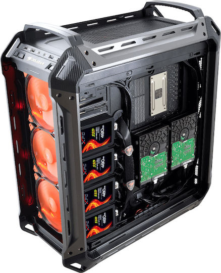 Cougar Panzer MAX-G Gaming Full Tower Κουτί Υπολογιστή με Πλαϊνό Παράθυρο Μαύρο
