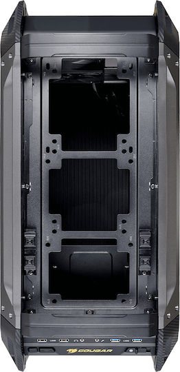 Cougar Panzer MAX-G Gaming Full Tower Κουτί Υπολογιστή με Πλαϊνό Παράθυρο Μαύρο