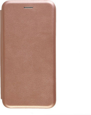 Forcell Elegance Book Δερματίνης Ροζ Χρυσό (Redmi 7)