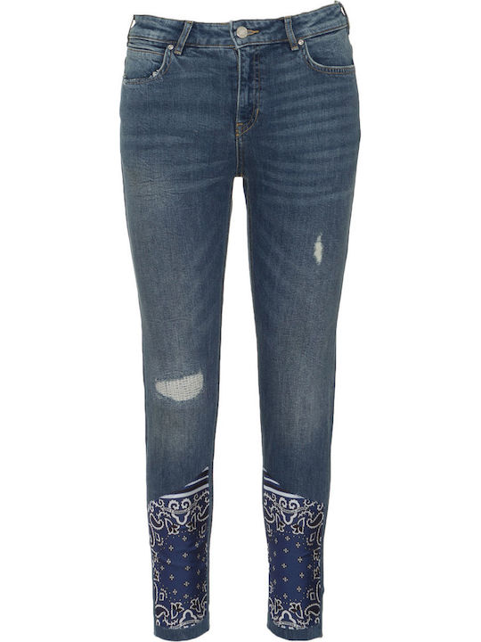 Petit Ami High Waist Women's Jean Trousers in Slim Fit