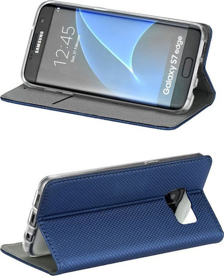 Forcell Smart Magnet Book Piele artificială Albastru marin (Galaxy A6 2018)