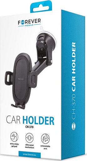 Forever Car Mobile Mount with Adjustable Hooks Black