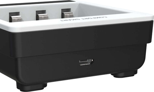 Ansmann Comfort Smart USB Зарядно 4 за батерии Ni-MH Размер AA/AAA в Черен цвят