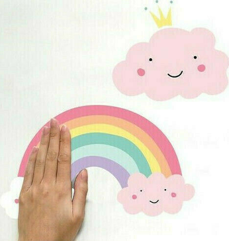 RoomMates Decor Kids Wall Decor Sticker Unicorn Magic 18x26cm 23 Pieces