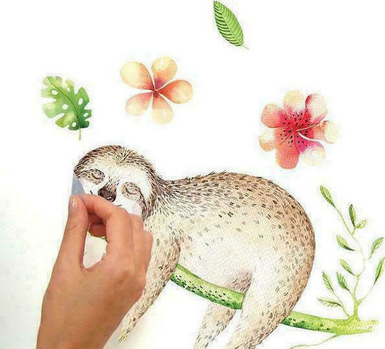 RoomMates Decor Детска стикерна за стена Стена Lazy Sloth 44x16бр 34бр