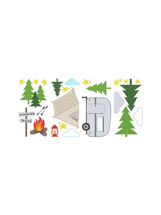 RoomMates Decor Παιδικό Διακοσμητικό Αυτοκόλλητο Τοίχου Camping