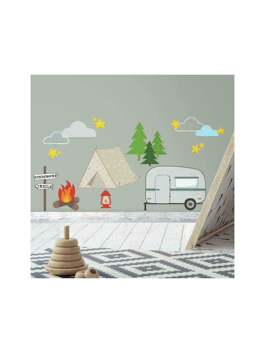 RoomMates Decor Παιδικό Διακοσμητικό Αυτοκόλλητο Τοίχου Camping