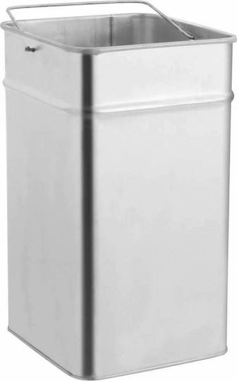 vidaXL Metallic Waste Bin 36lt Black