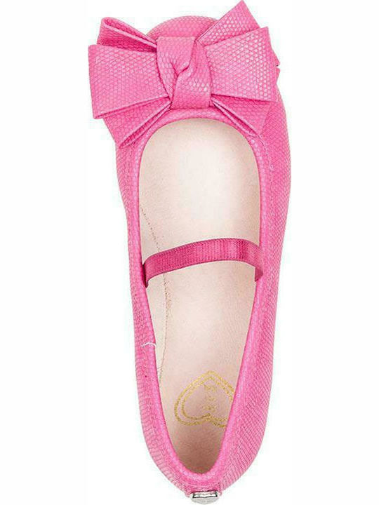 Mayoral Kids Ballerinas with Elastic Strap Fuchsia