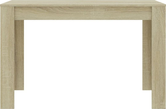 Tisch Speisesaal Klappbar Holz Sonoma 120x60x76cm