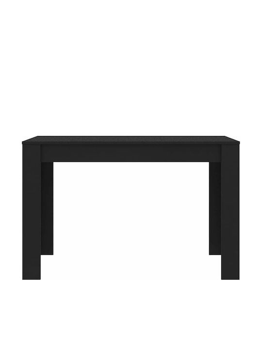 Table Dining Room Wooden Black 120x60x76cm