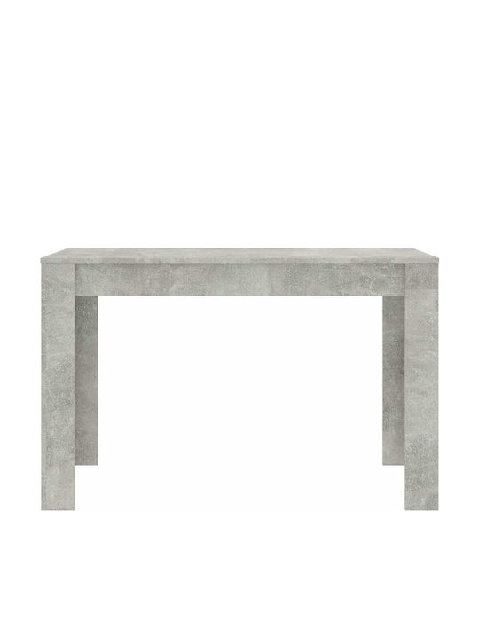 Table Dining Room Wooden Gray 120x60x76cm